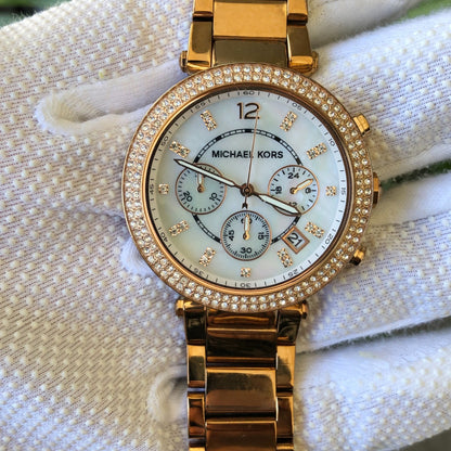 Michael Kors Mujer Línea Parker Oversize 2011 Bisel Pavé