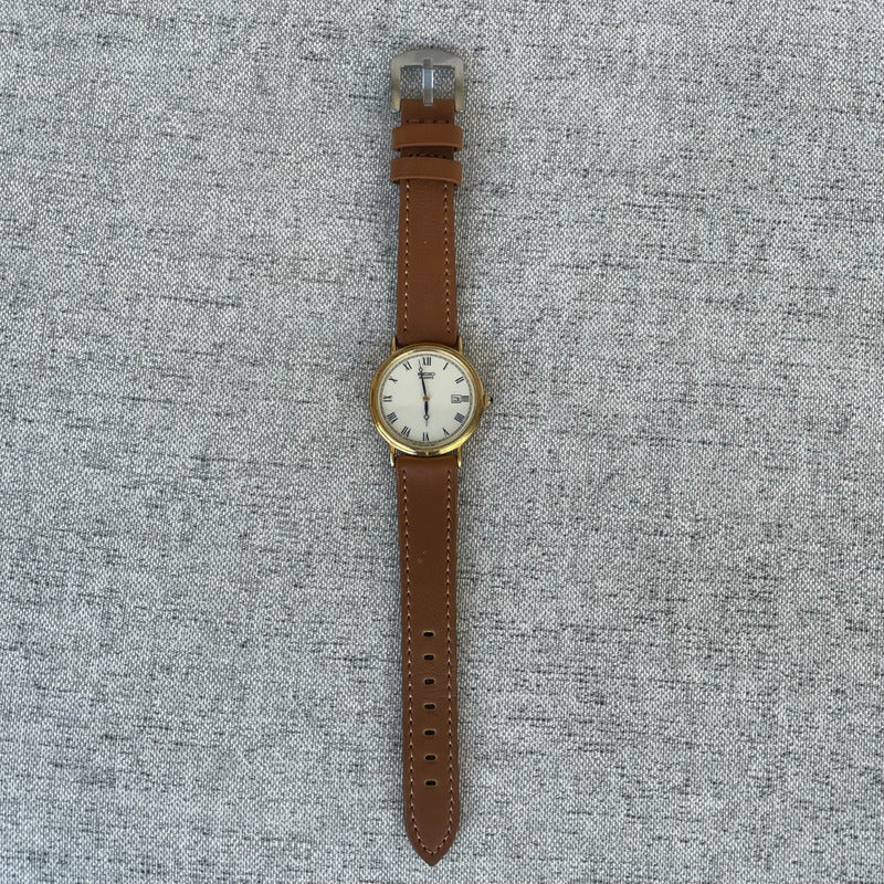 Reloj Seiko Hombre 1995 Vintage Núm. Romanos Y Agujas Azules