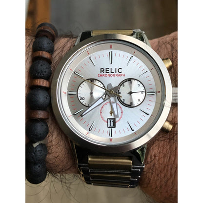 Reloj Relic Vintage Chronograph Hombre Como Nuevo