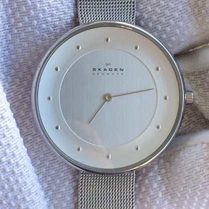 Reloj Skagen Mujer Año 2015 Cuarzo Malla Milanesa Caja 38 Mm