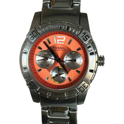 Reloj Fossil Mujer Año 2007 Naranjo Luminoso Diver Urbano