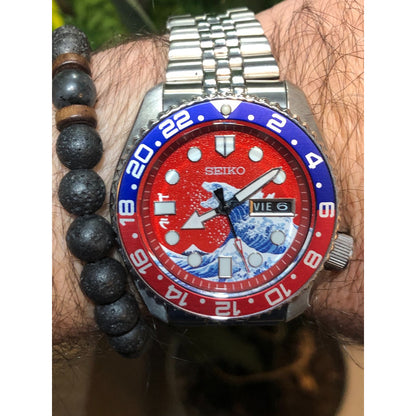 Reloj Seiko Skx007 Godzilla Arte Japonés Con Caja Hombre