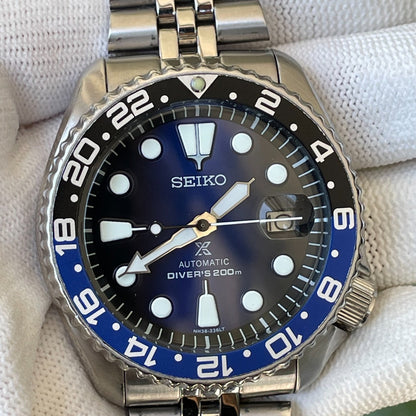 Reloj Seiko Hombre Año 1994 Diver Automático 7002 Azul/negro