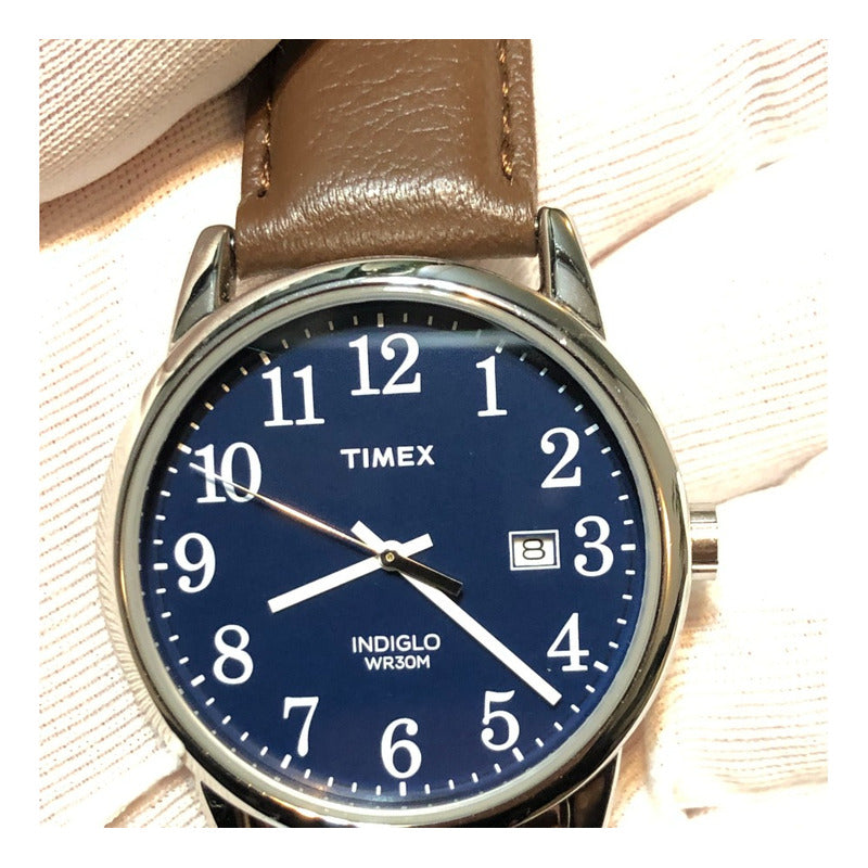 Reloj Timex Cara Azul Marino Hombre Año 2015 Neovintage 40mm