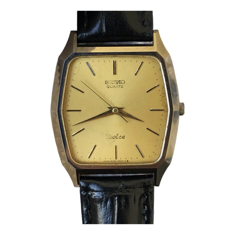 Reloj Seiko Dolce Hombre Vintage 1982 Coleccionable Escaso Pátina