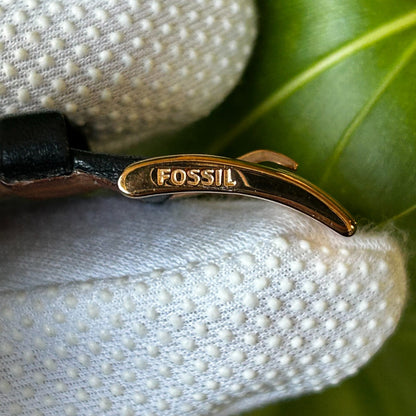 Reloj Fossil Hombre 2013 Cronógrafo Negro Dorado Gama Alta