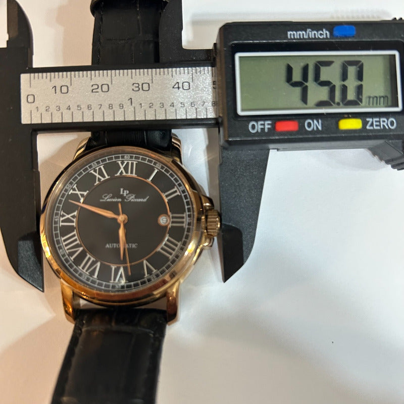 Reloj Lucien Piccard Hombre Automático 2013 Raro Transparente