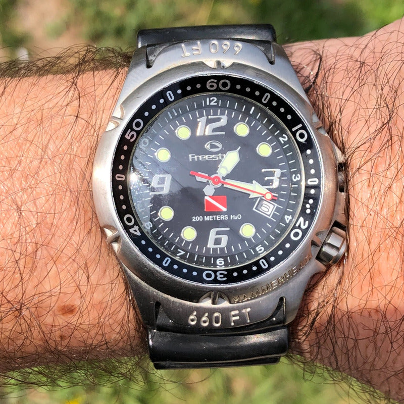 Reloj Freestyle Hammerhead Diver Hombre 90´s California De Culto
