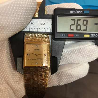 Reloj Benrus Mujer Fines Años 70´s Dorado Brazalete Original