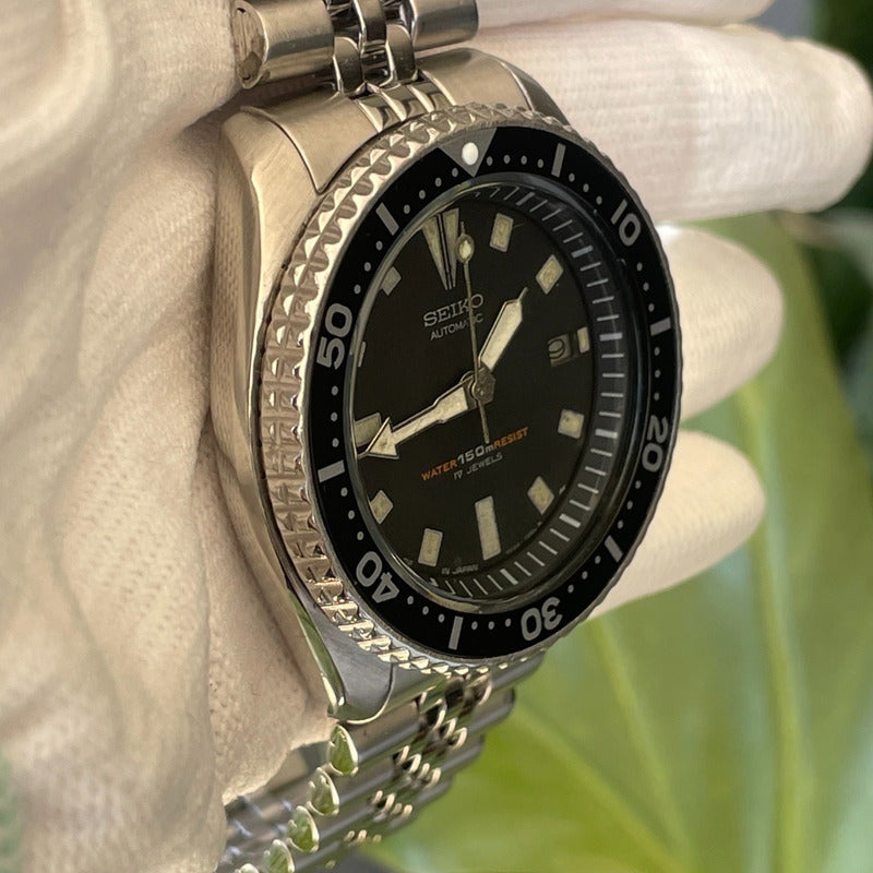 Reloj Seiko Hombre Año 1993 Diver Automático Negro 17J 7002