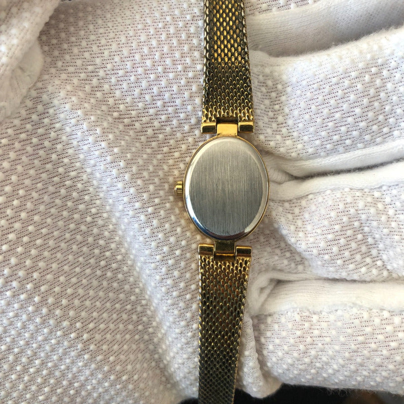 Tissot Lady Quartz 1980 Chapado Oro18k Brazalete Suizo