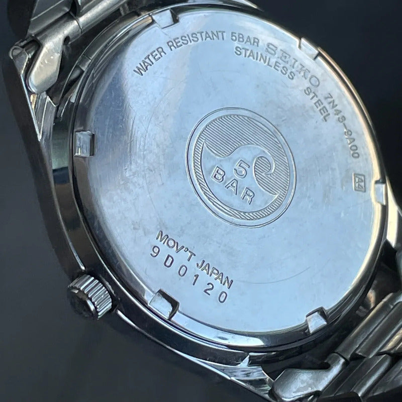 Reloj Seiko Railroad Approved Tn43 Hombre 1999 Diseño Ferroviario