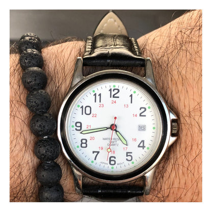 Reloj Puritan 24 Hrs Estilo Militar Fines 90´s Hombre