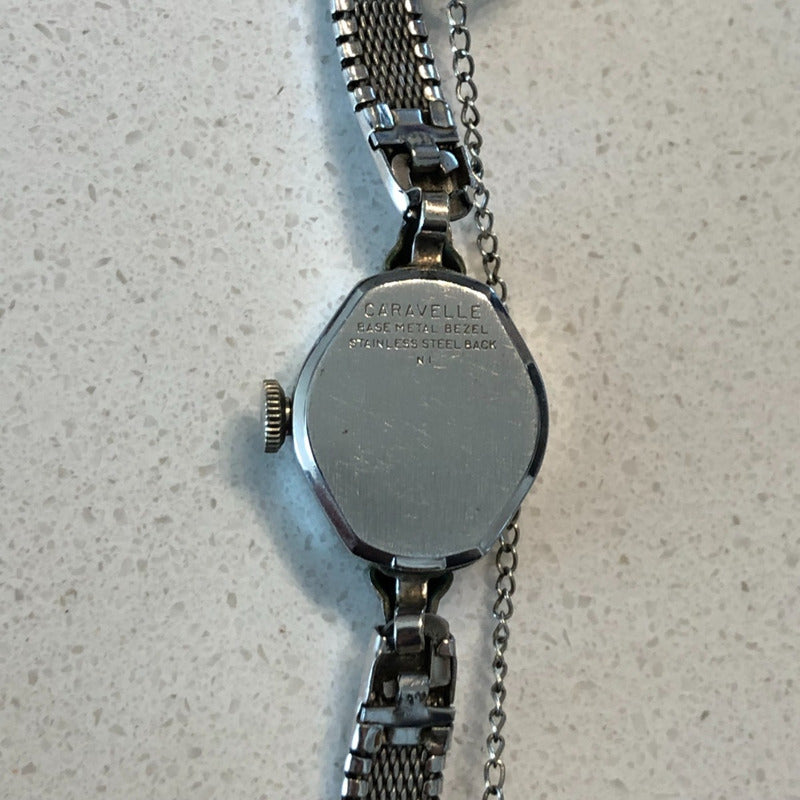 Reloj Caravelle By Bulova Suizo 1971 A Cuerda Mujer 17 Rubíes