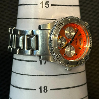 Reloj Fossil Mujer Año 2007 Naranjo Luminoso Diver Urbano