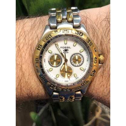 Reloj Fossil Hombre Vintage Fines 90s Línea Blue