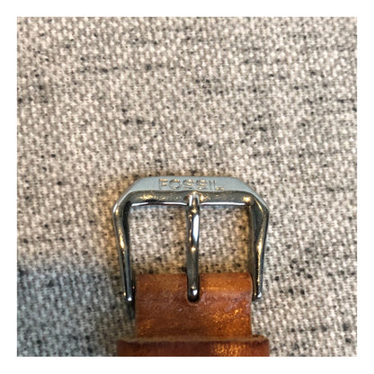 Reloj Fossil Vintage Mujer Pulsera De Cuero Ancha