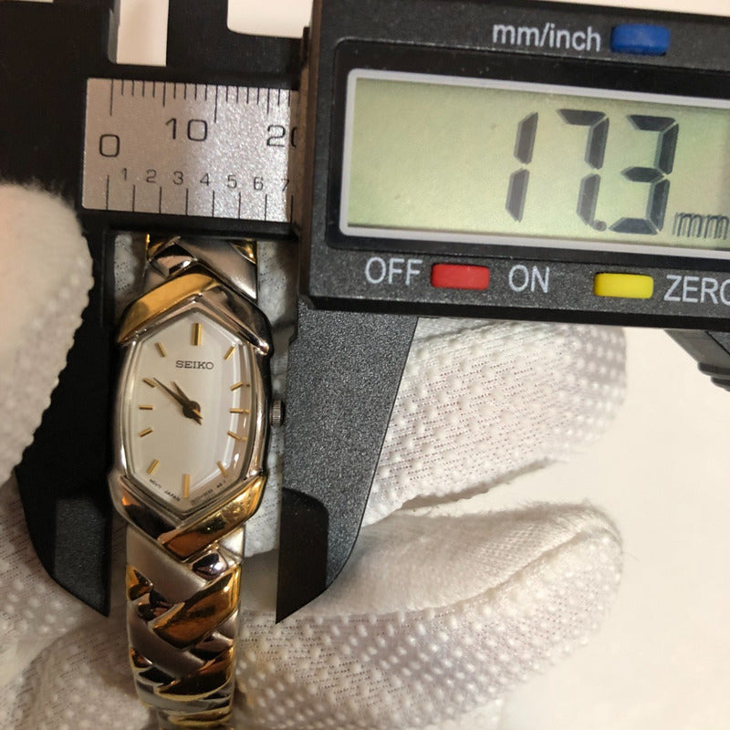 Reloj Seiko Mujer 1992 Cuarzo Japonés Brazalete Integrado