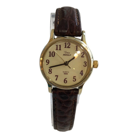 Reloj Timex Easy Reader Mujer Vintage 1998 Dial Crema