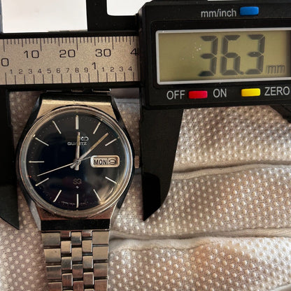Reloj  Seiko Sq Hombre Dic.1978 Dial Azul Clásico Vintage
