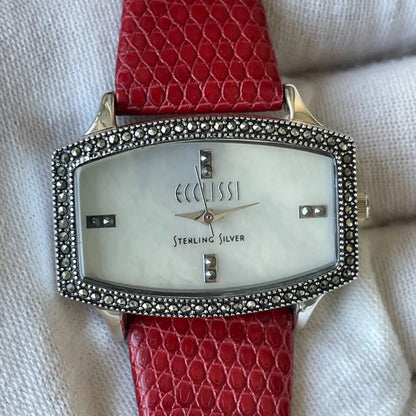 Reloj Ecclissi Joya Plata 925 Nácar Marcasitas Original Raro