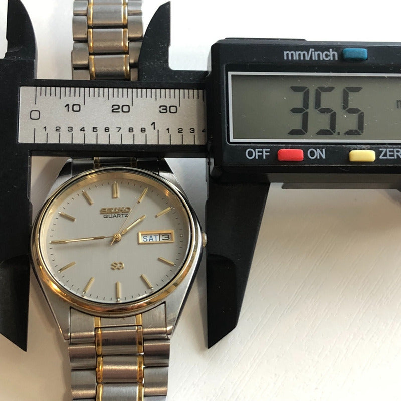 Reloj Seiko Hombre Vintage Año 1997 Two Tone Día-fecha Raro