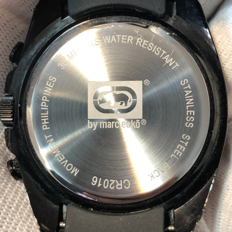 Reloj Marc Ecko Hombre Vintange 2000s Cronógrafo Bisel Azul