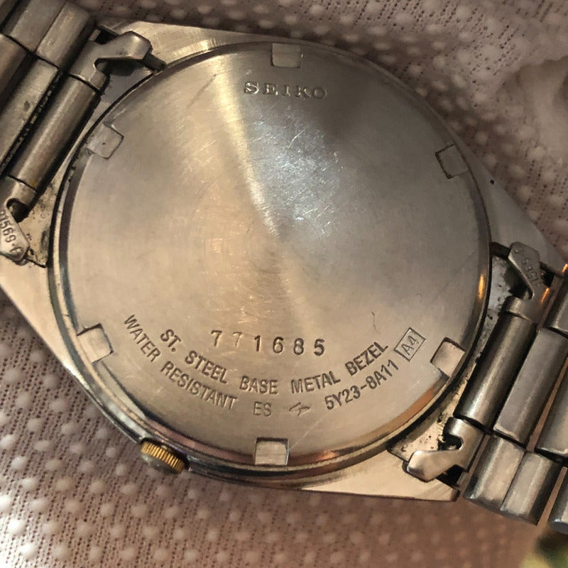 Reloj Seiko Hombre Vintage Año 1997 Two Tone Día-fecha Raro