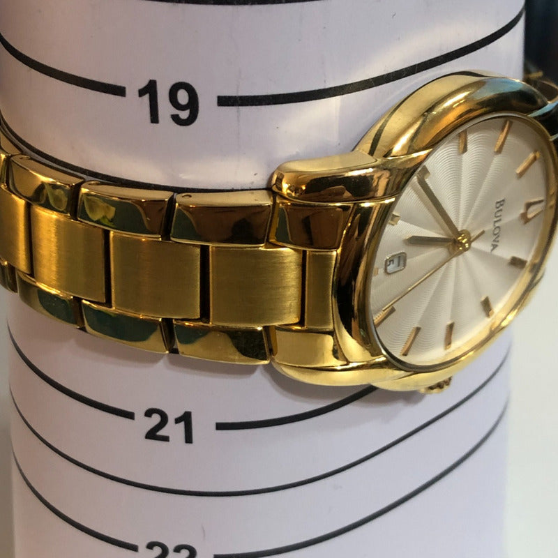 Reloj Bulova Hombre Año 2012 Dial Guilloché Fecha A Las 6