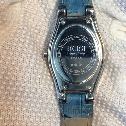 Reloj De Plata 925 Ecclissi Mujer Dial Madreperla Año 2004