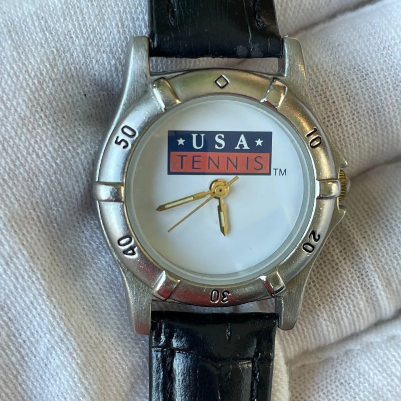 Reloj Usa Tennis Mujer Vintage Años 90s Movimiento Japonés