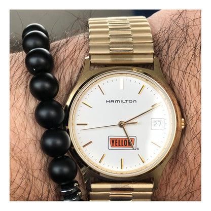 Reloj Hamilton 9812 Vintage Logo Yellow Hombre