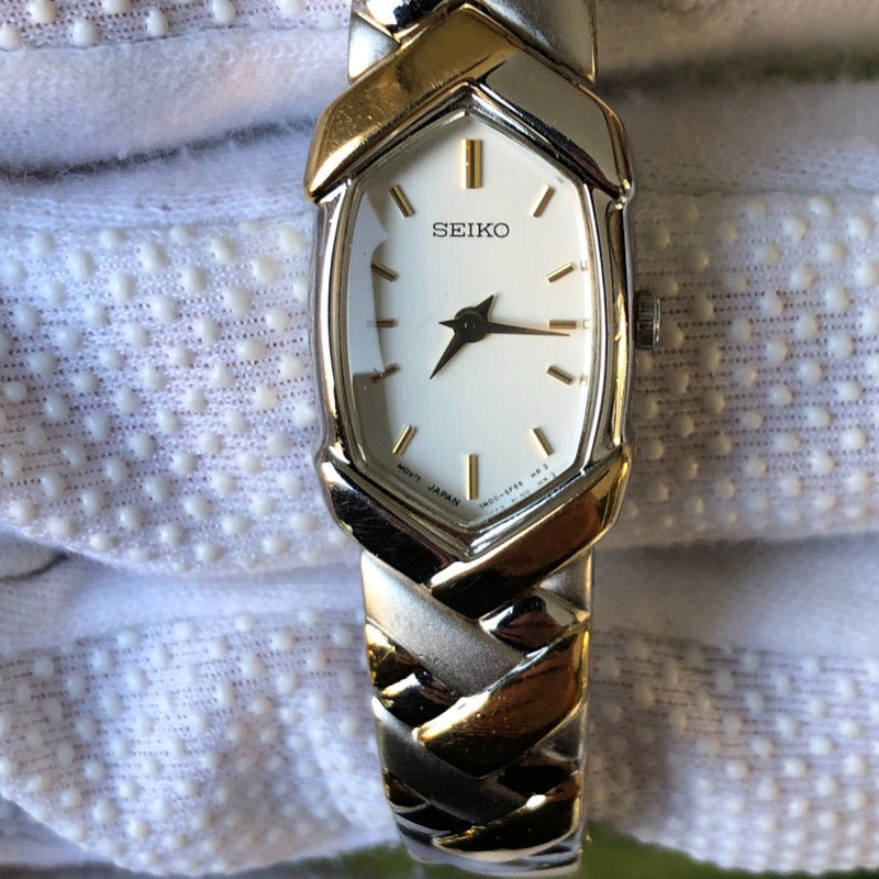 Reloj Seiko Mujer 1992 Cuarzo Japonés Brazalete Integrado