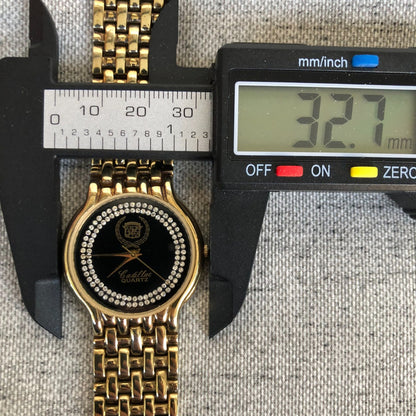 Reloj Cadillac GM Mujer Vintage 1997 Chapado Oro14k Original