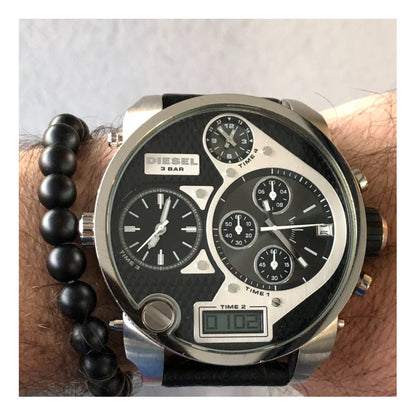 Reloj Diesel Dz-7125 Vintage Hombre Muy Grande Descontinuado
