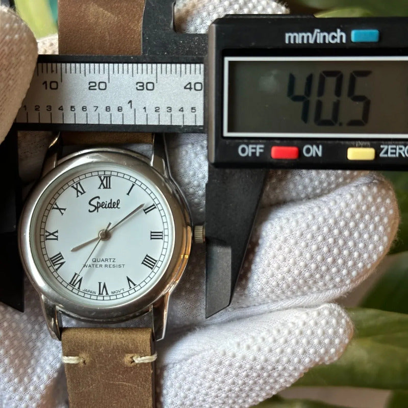 Reloj Speidel Hombre Año 2001 Romano 40mm Pulsera Nueva Raro