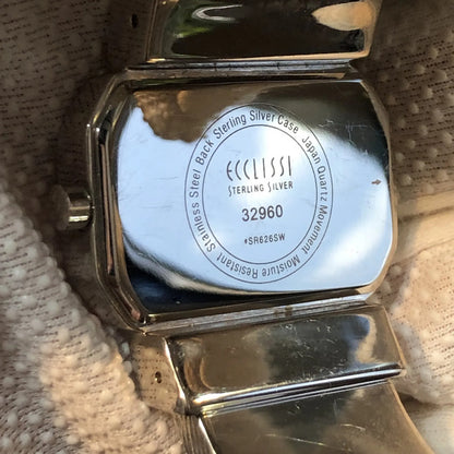 Reloj Ecclissi Mujer 2002 Art Déco Revival Plata Maciza 925