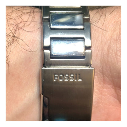 Fossil Verde Hipnótico Máquina Japonesa Mìnimo Uso Con Caja