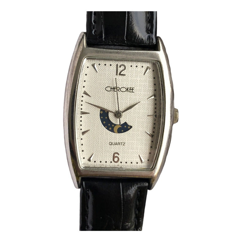 Reloj Cherokee Hombre Año 2005 Moon Dial Caja Tonneau Único