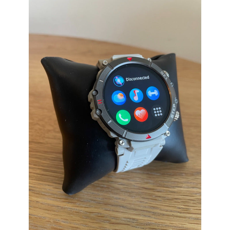 Reloj Inteligente Hombre Deporte Bateria 360mah Agua Gris