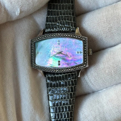 Reloj Ecclissi Nuevo Mujer 2000´s De Plata Nácar Policromático Raro