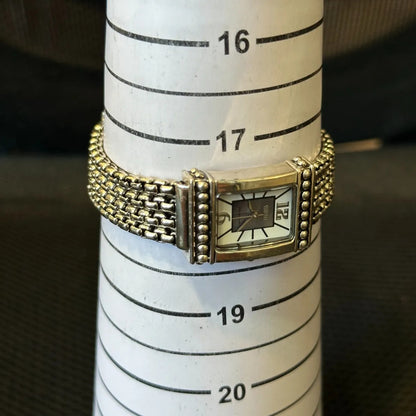 Reloj Ecclissi Mujer Plata Maciza 925 Años 2000s Art Déco 70gramos