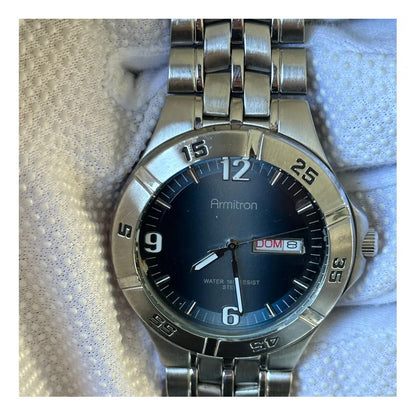 Reloj Armitron Hombre Day-date Año 2002 Columna Luminosa