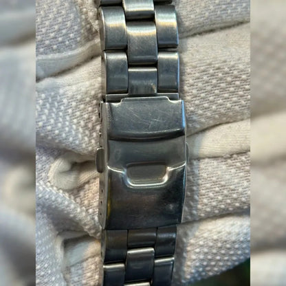 Reloj Fossil Kaleido Illinois Hombre 1998 Dial Óptico Azul Raro