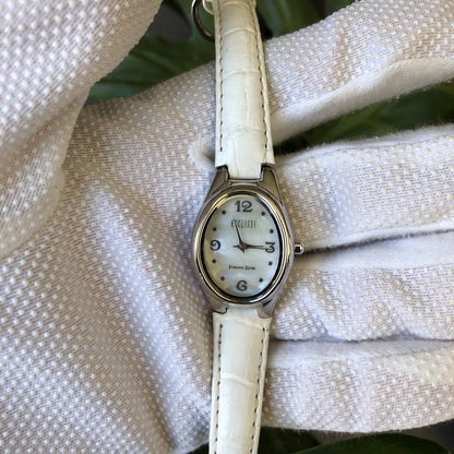 Reloj Ecclissi Plata 925 Mujer Año 2001 Oval Madreperla
