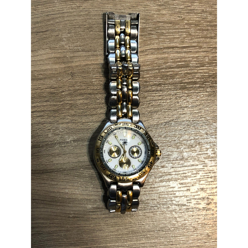 Reloj Fossil Hombre Vintage Fines 90s Línea Blue