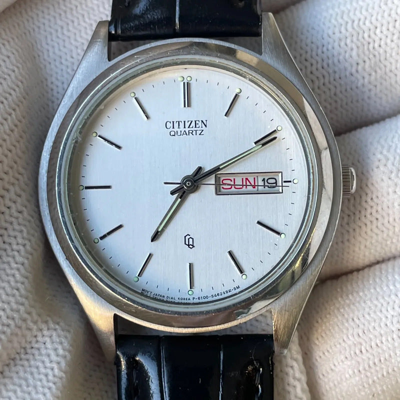 Reloj Citizen Vintage 1981 Hombre Day-date Minimalist
