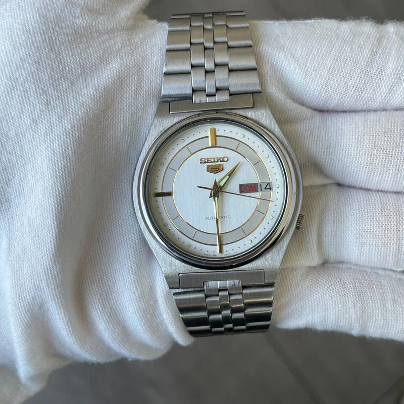 Reloj Seiko 5 Hombre Automático Año 1981 Pulsera Original