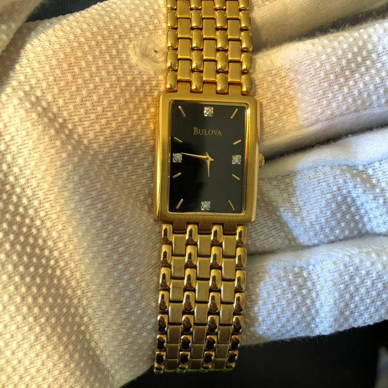 Reloj Bulova Unisex Joya Art Déco Vintage Año 2000 Único