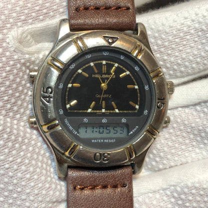 Reloj Helbros Hombre Año 1986 Ana-digi Escaso 100% Funcional